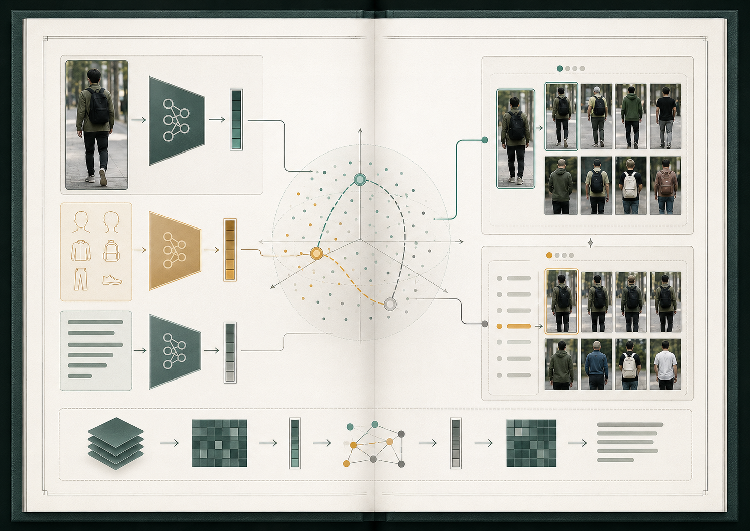 Multimodal person retrieval infographic